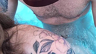 Pool Sex: Silicone Lube and Creamy Finish