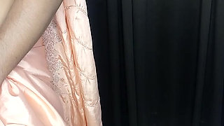 Stuning housewife sexy saree and tit bra panty