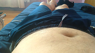 Amateur penis gets very hard when he wants sex