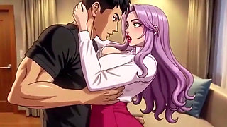 Horny stepmom grabbed by stepson when no one at home