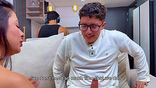 Nerd Boy with a Big Cock Fucks His Best Friend's Big Breasted Latina MILF Stepmom! Silvana Lee & Pipeboy