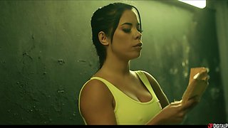 Juan Lucho's Fierce Fight in a Gym Scene