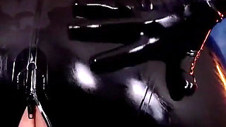 Sexy Fetish Model in Shiny Latex Catsuit Teasing You so! Curvy MILF - Erotic Beautiful