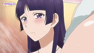 Tall anime volleyball ultra-cutie plows man rock hard in dormitory fuck-fest