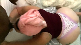 Step sister rewards Step brother while husband is out