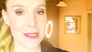 Amateur striptease and Solo masturbation