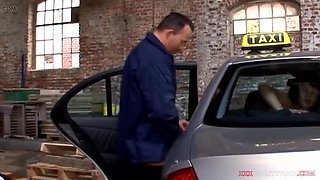 Gabriela K Horny MILF Taxi Fuck - Big Tits Doggystyle & Cum in Mouth