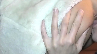 2 Naughty Blonde Sluts in Boots and Fur Coat!!