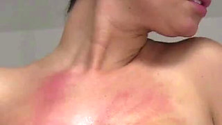 Ines breast whip in the prison