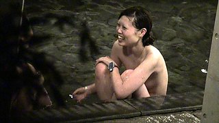 Beautiful Japanese girl enjoying a nice bath on hidden cam