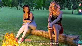 Busty mom enjoying spring break fun