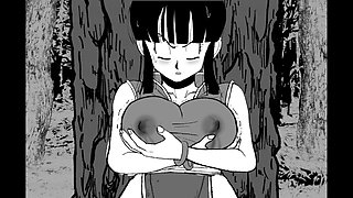 Horny brunette MILF with a big ass in a steamy porngame session