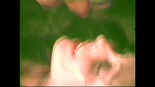 American Vintage Cute Blonde Girl Has a Threesome with Two Guys Loving Pussy