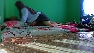 Indonesian Hijab Teen 18 Year Old Homemade Creampie - School Girl Passionate Sex