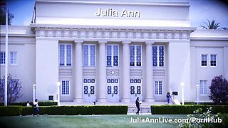 Julia Ann Live featuring Julia Ann's hardcore smut