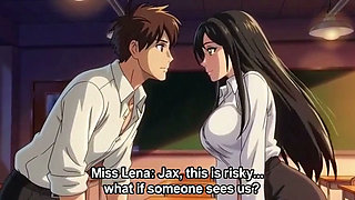 irresistible sex desire between a beautiful teacher and her devoted college student