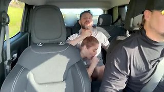 Uber Driver Watches Couple Fuck in Back Seat