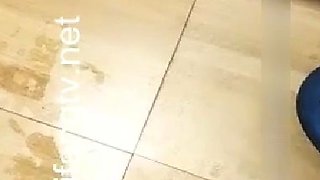 Close up teen foot worship