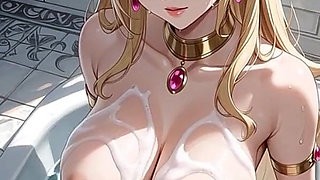 100. Princess Peach Take a Bath (ai Animation)