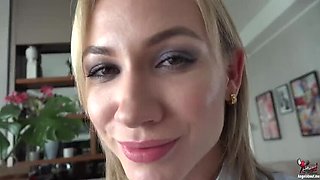 Angel The Dreamgirl Blowjob & Foot Fetish MILF in Stockings 4K