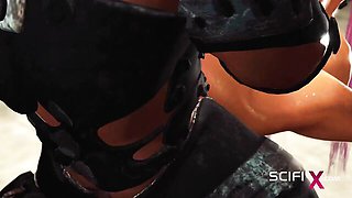 Prurient mademoiselle - BDSM clip - Scifi-X