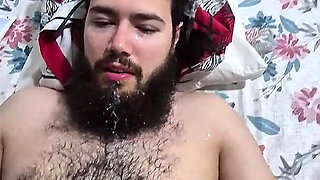Milk From My Boobs on the Beard of My Neighbor