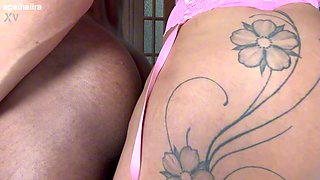 Agatha Lila—a Transgender Female Dressed in Her Fave Stunning Undergarments— Meet A Black Stud With An Hefty Pecker