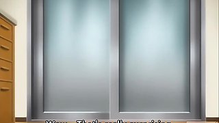 Hentai Step-Sis Surprise: First Time on the Couch with Titty Fucking