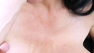 Close up amateur masturbating solo