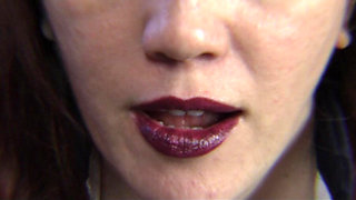 Evangelines Is a Lipstick Nurse (mouth Fetish)