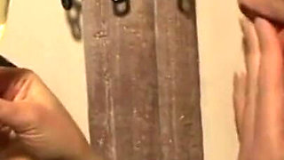 Huge sex toys in pussy humiliating