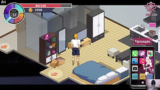 Ntraholic gameplay! Ep-2! The cute wife cheats on her husband with me while he is there!
