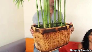 Cassandra Cruz Smashing In The Bed With Her Black Hair