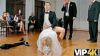 Euro Bride Gets Fucked by Husband's Friend Right After Wedding