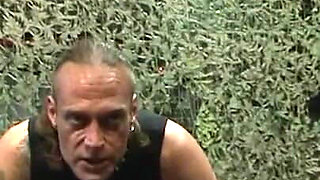 Dominating bondage wax play