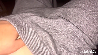 My Stepbrother Masturbates Me in His Car!