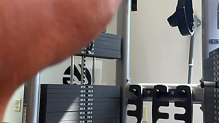 Goddess Kandy's Shrunken Gym Voyeur Gets Consumed