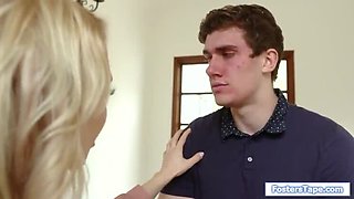 Stepmom Threesome with Stepson and Stepdaughter - Alix Lynx & Athena Faris