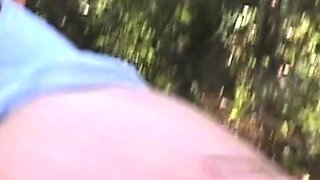 Public Exposure Fucking Myself With High Heels and Pissing