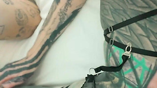 Tattoo Sluts Gaping Anal Holes in Rough Foursome - ATM & POV