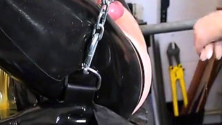 Mistressae Gas Mask Anal Fisting