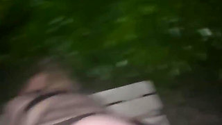 He Fucks My Pussy and Ass Outdoors on a Pallet