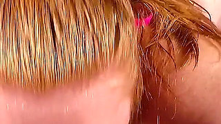 SSBBW Julie Ginger Feasts on Cock & Cum POV