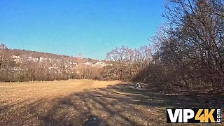 Vip4k. innocent brunette Vanessa Alessia is losing her v-card