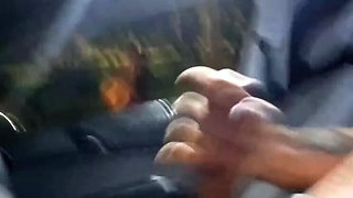 Brazilian Babe Fanny Squirting Intense Orgasm at Bus Stop - Car Fetish HD