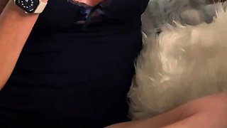 Big Boobed Blonde Masturbates With A Dildo In The Bathroom