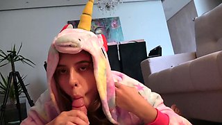 Scarlett Taylor moans with pleasure while riding Stephan Rogers in reverse cowgirl on the bed