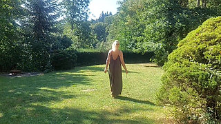 Mature Blonde Wife Enjoys Her Day