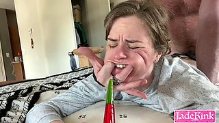 Innocent submissive girlfriend missused - Amateur homemade sex