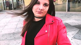 Pierced Latina Picked Up And Fucked For Cumload